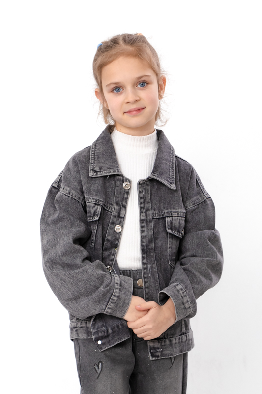 Куртка джинсова для дівчинки